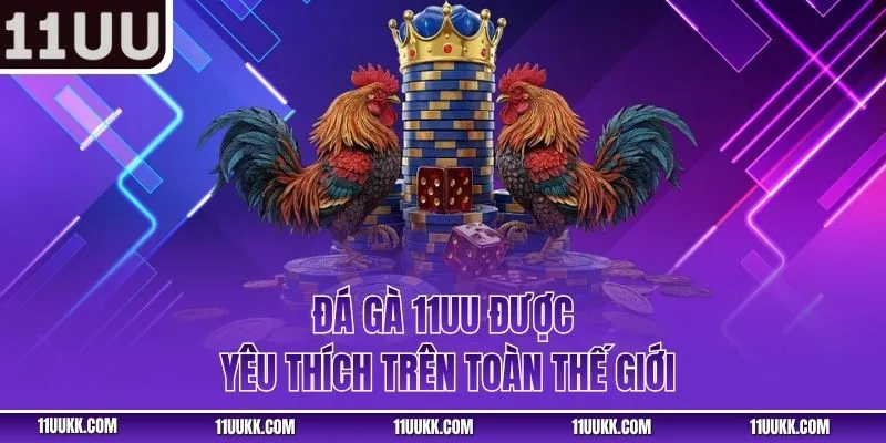 Đá gà 11UU được yêu thích trên toàn thế giới
