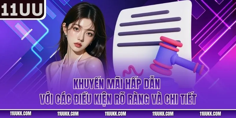 Khuyến mãi hấp dẫn với các điều kiện rõ ràng và chi tiết